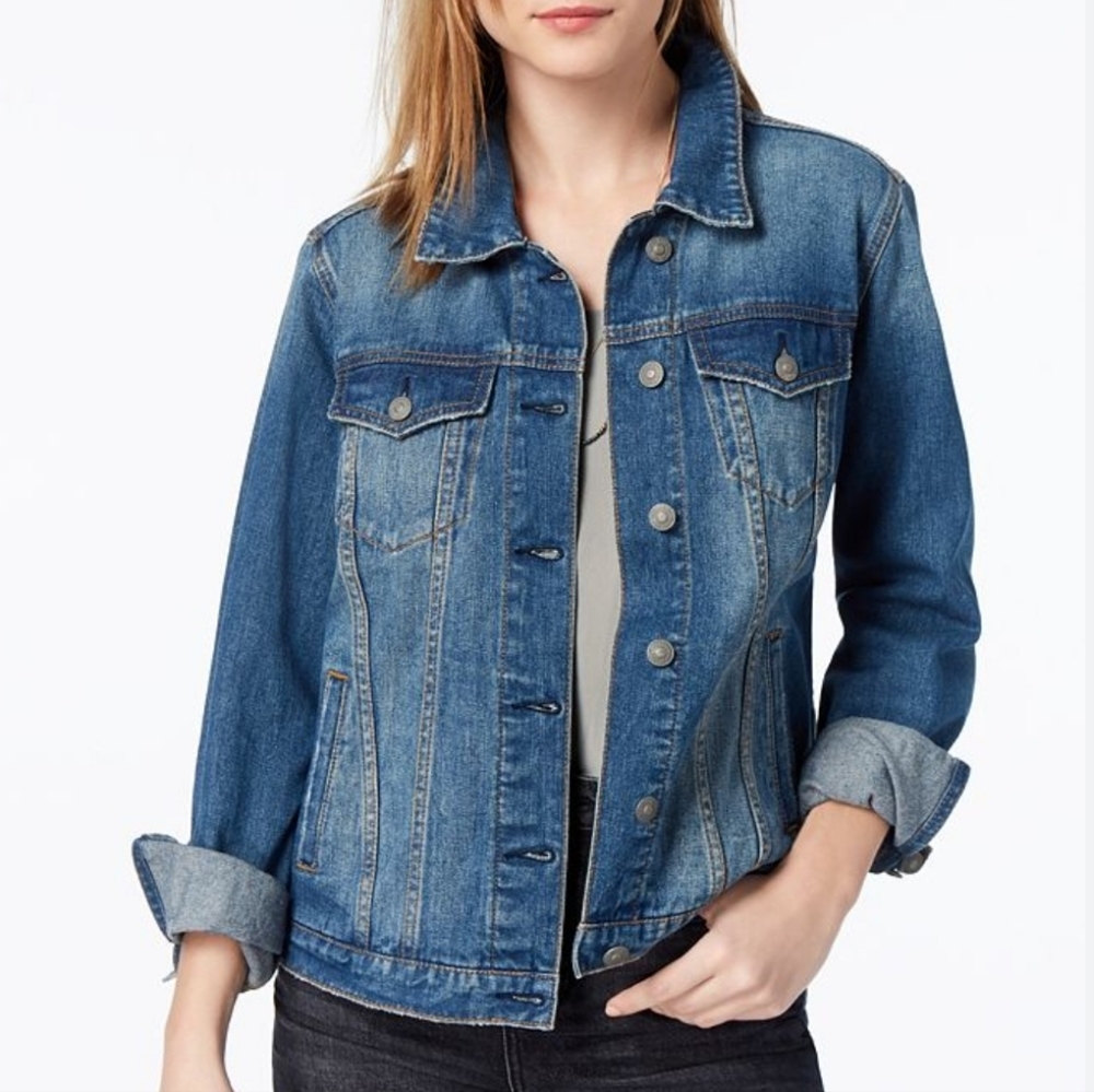 Silver Jeans Sinclair Denim Trucker Jacket